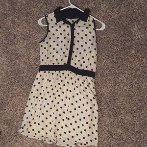 Black and white polka dot forever 21 dress